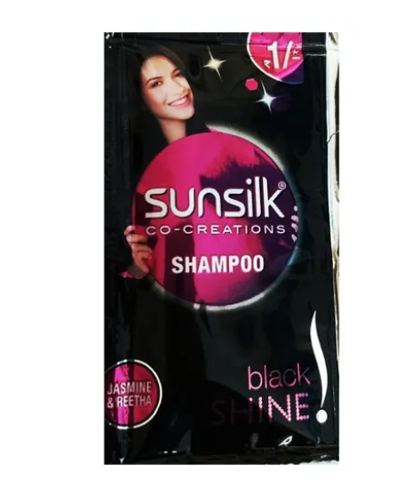 Sunsilk  Black Shine Shampoo, Rs.1 | Pack of 16